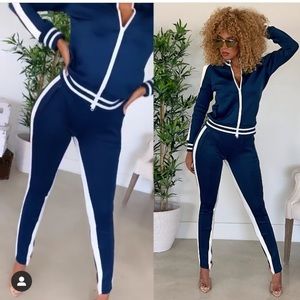 Two piece jacket pants set NEW